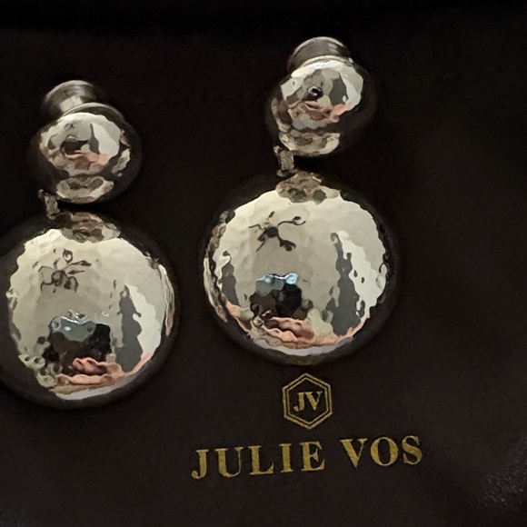 Elegant Julie Vos Silver Drop Earrings - Picture 3 of 8